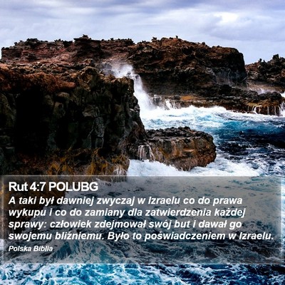 Rut 4:7 POLUBG Bible Verse Image