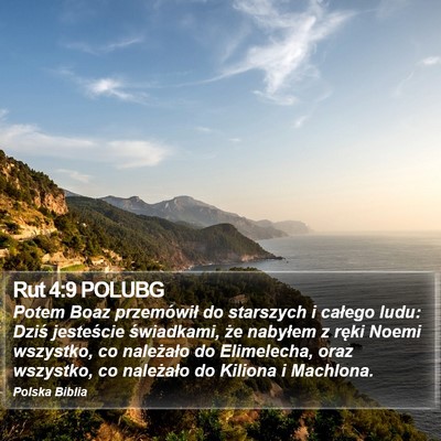 Rut 4:9 POLUBG Bible Verse Image