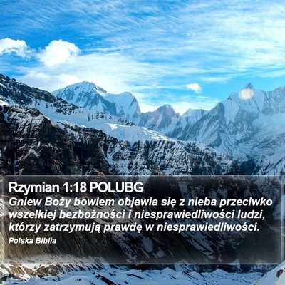 Rzymian 1:18 POLUBG Bible Verse Image