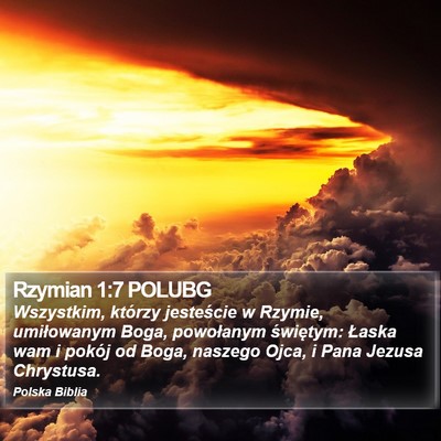 Rzymian 1:7 POLUBG Bible Verse Image