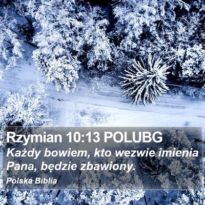 Rzymian 10:13 POLUBG Bible Verse Image