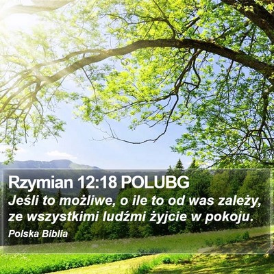Rzymian 12:18 POLUBG Bible Verse Image