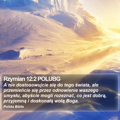 Rzymian 12:2 POLUBG Bible Verse Image