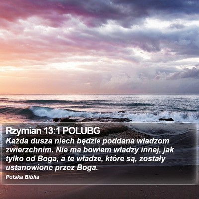 Rzymian 13:1 POLUBG Bible Verse Image