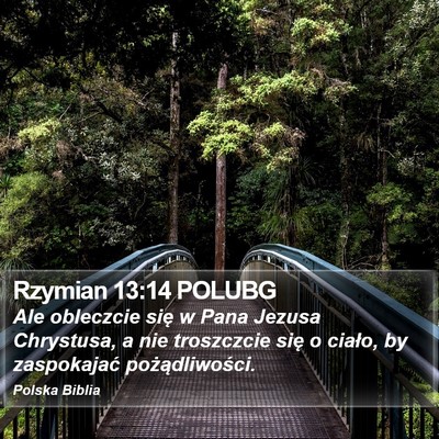 Rzymian 13:14 POLUBG Bible Verse Image