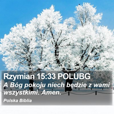 Rzymian 15:33 POLUBG Bible Verse Image