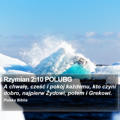 Rzymian 2:10 POLUBG Bible Verse Image