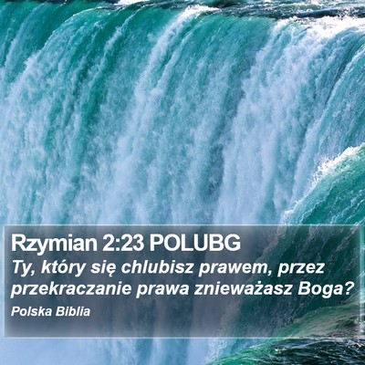 Rzymian 2:23 POLUBG Bible Verse Image