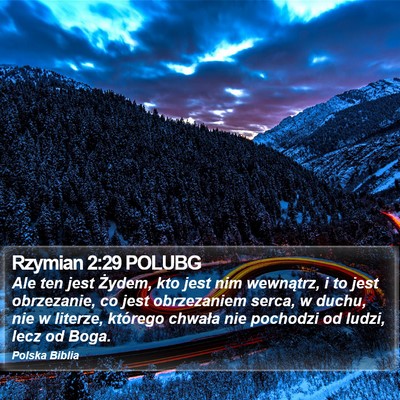 Rzymian 2:29 POLUBG Bible Verse Image