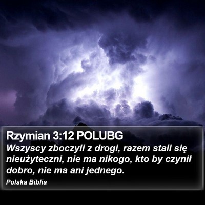 Rzymian 3:12 POLUBG Bible Verse Image