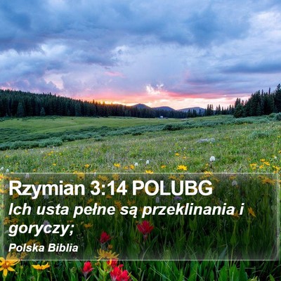 Rzymian 3:14 POLUBG Bible Verse Image