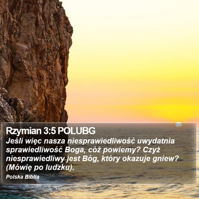 Rzymian 3:5 POLUBG Bible Verse Image