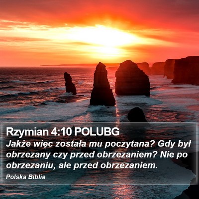 Rzymian 4:10 POLUBG Bible Verse Image