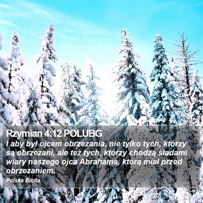 Rzymian 4:12 POLUBG Bible Verse Image