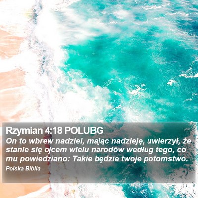 Rzymian 4:18 POLUBG Bible Verse Image