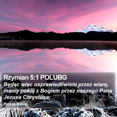 Rzymian 5:1 POLUBG Bible Verse Image