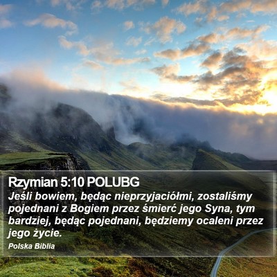 Rzymian 5:10 POLUBG Bible Verse Image