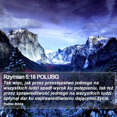 Rzymian 5:18 POLUBG Bible Verse Image