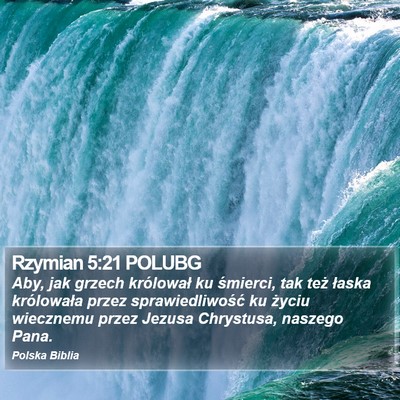 Rzymian 5:21 POLUBG Bible Verse Image