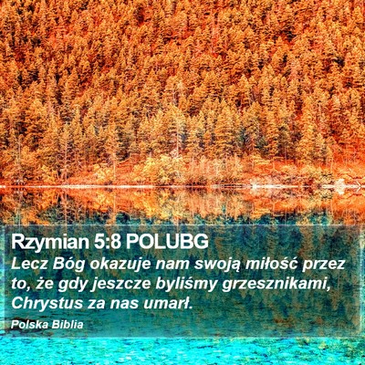 Rzymian 5:8 POLUBG Bible Verse Image
