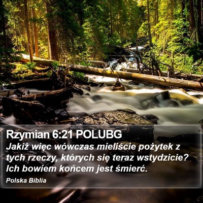 Rzymian 6:21 POLUBG Bible Verse Image