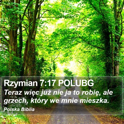 Rzymian 7:17 POLUBG Bible Verse Image