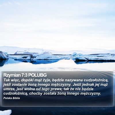 Rzymian 7:3 POLUBG Bible Verse Image