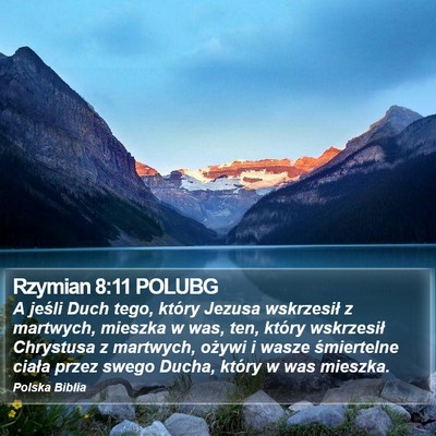 Rzymian 8:11 POLUBG Bible Verse Image