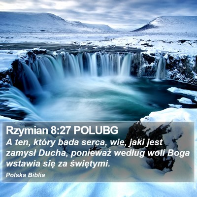 Rzymian 8:27 POLUBG Bible Verse Image