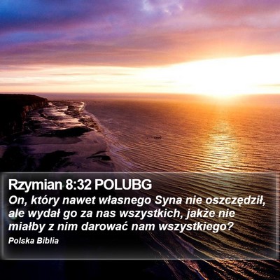 Rzymian 8:32 POLUBG Bible Verse Image
