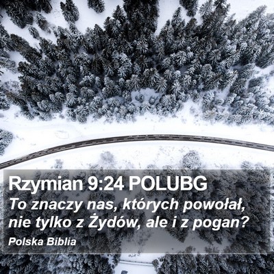 Rzymian 9:24 POLUBG Bible Verse Image