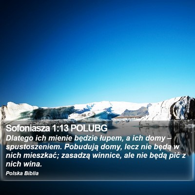 Sofoniasza 1:13 POLUBG Bible Verse Image
