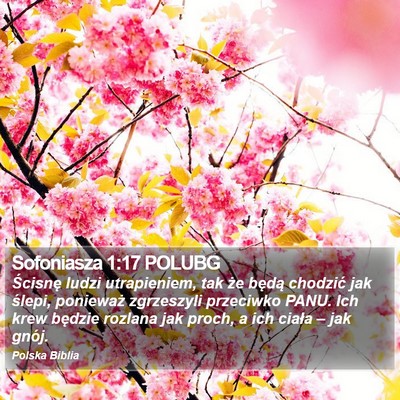 Sofoniasza 1:17 POLUBG Bible Verse Image