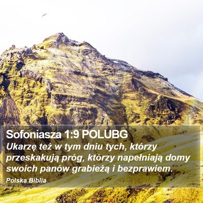Sofoniasza 1:9 POLUBG Bible Verse Image