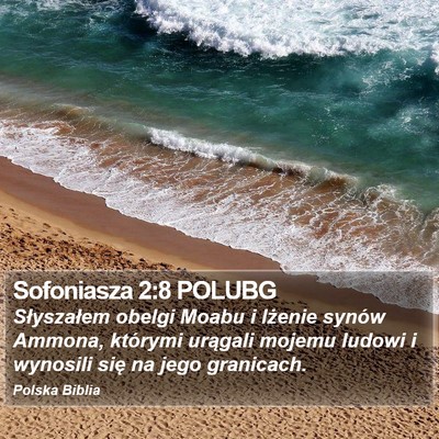 Sofoniasza 2:8 POLUBG Bible Verse Image