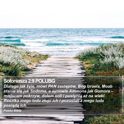 Sofoniasza 2:9 POLUBG Bible Verse Image