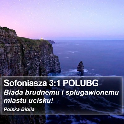 Sofoniasza 3:1 POLUBG Bible Verse Image