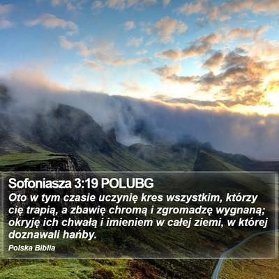 Sofoniasza 3:19 POLUBG Bible Verse Image