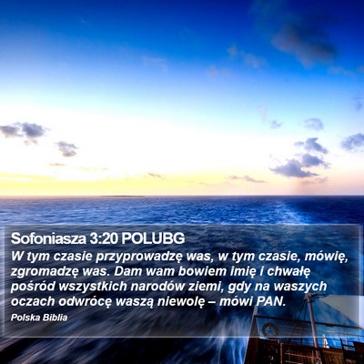 Sofoniasza 3:20 POLUBG Bible Verse Image