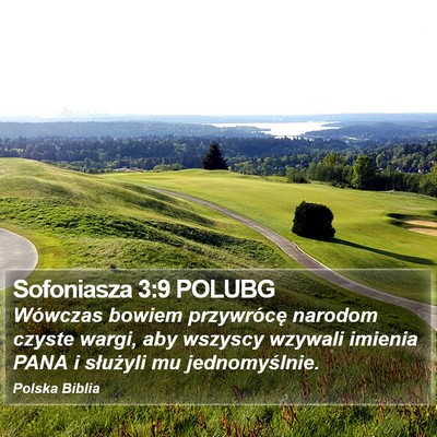 Sofoniasza 3:9 POLUBG Bible Verse Image