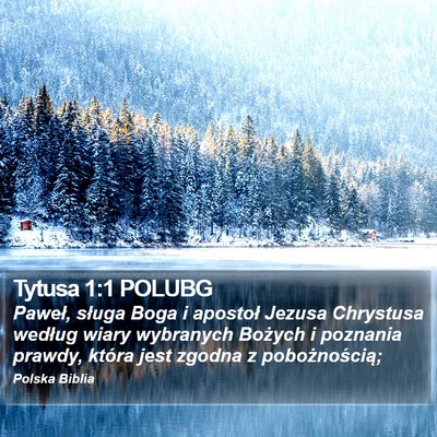 Tytusa 1:1 POLUBG Bible Verse Image