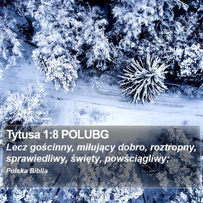 Tytusa 1:8 POLUBG Bible Verse Image