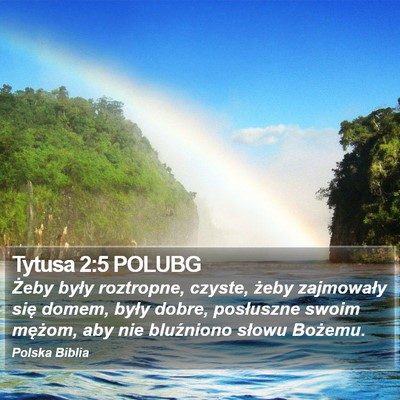 Tytusa 2:5 POLUBG Bible Verse Image