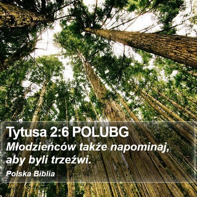 Tytusa 2:6 POLUBG Bible Verse Image