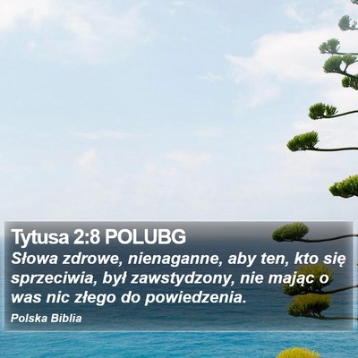 Tytusa 2:8 POLUBG Bible Verse Image