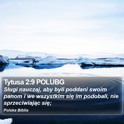 Tytusa 2:9 POLUBG Bible Verse Image