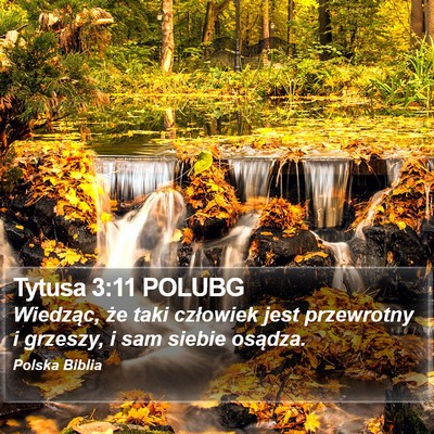 Tytusa 3:11 POLUBG Bible Verse Image