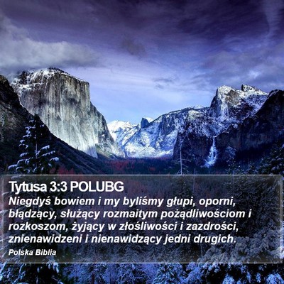 Tytusa 3:3 POLUBG Bible Verse Image