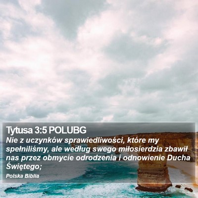 Tytusa 3:5 POLUBG Bible Verse Image