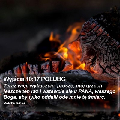 Wyjścia 10:17 POLUBG Bible Verse Image